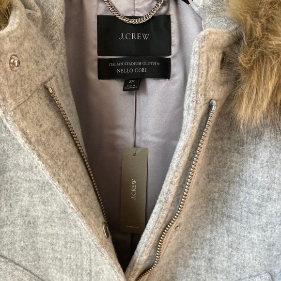 J Crew Chateau Italian Stadium Cloth Parka - Picture 3 of 4